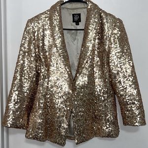 Eva Jeanbart Lorenzotti NY&Co Sequin Blazer
